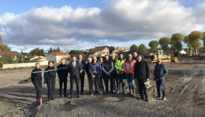 Le chantier de construction de la gendarmerie de Brioude est lancé