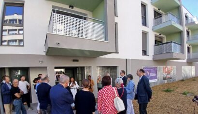A CHAMALIERES, inauguration de la résidence Les Jardins de la Tiretaine