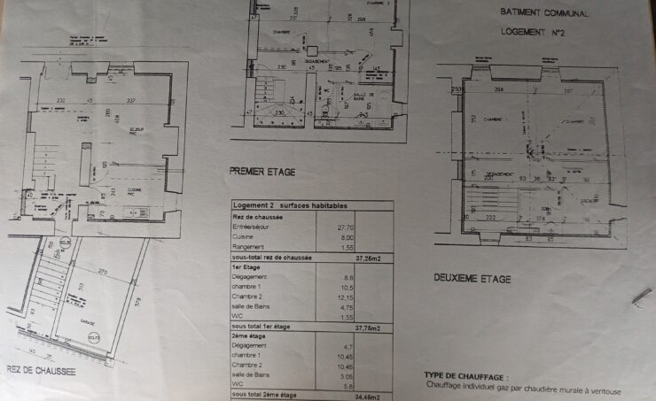 Appartement T5 et + 103m² 63122 ST GENES CHAMPANELLE - Image 1