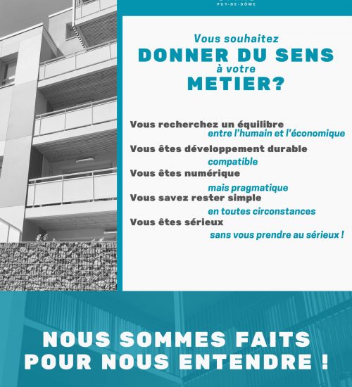 VOUS SOUHAITEZ DONNER DU SENS A VOTRE METIER? donnez du sens à votre métier